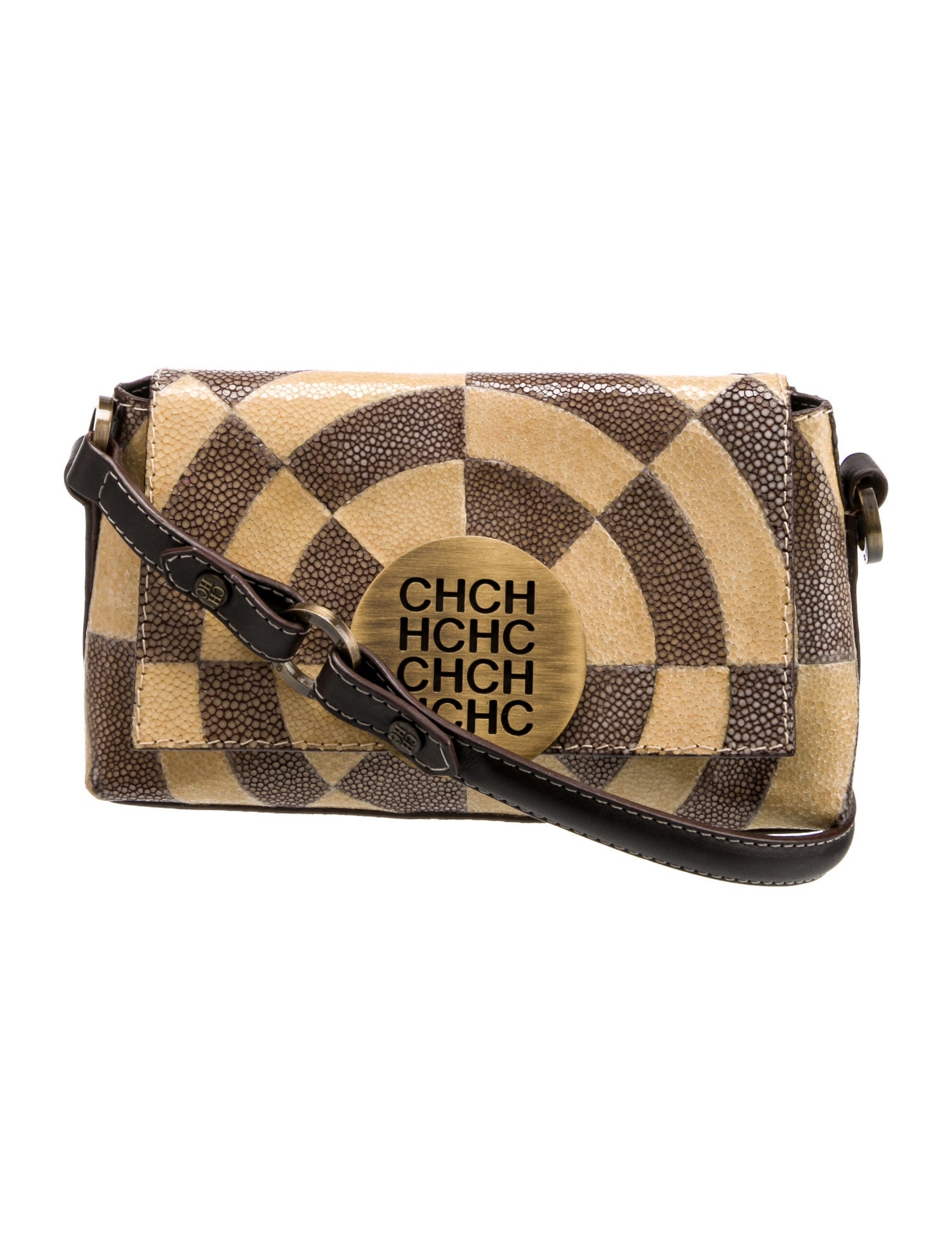 CH Carolina Herrera Stingray Shoulder Bag