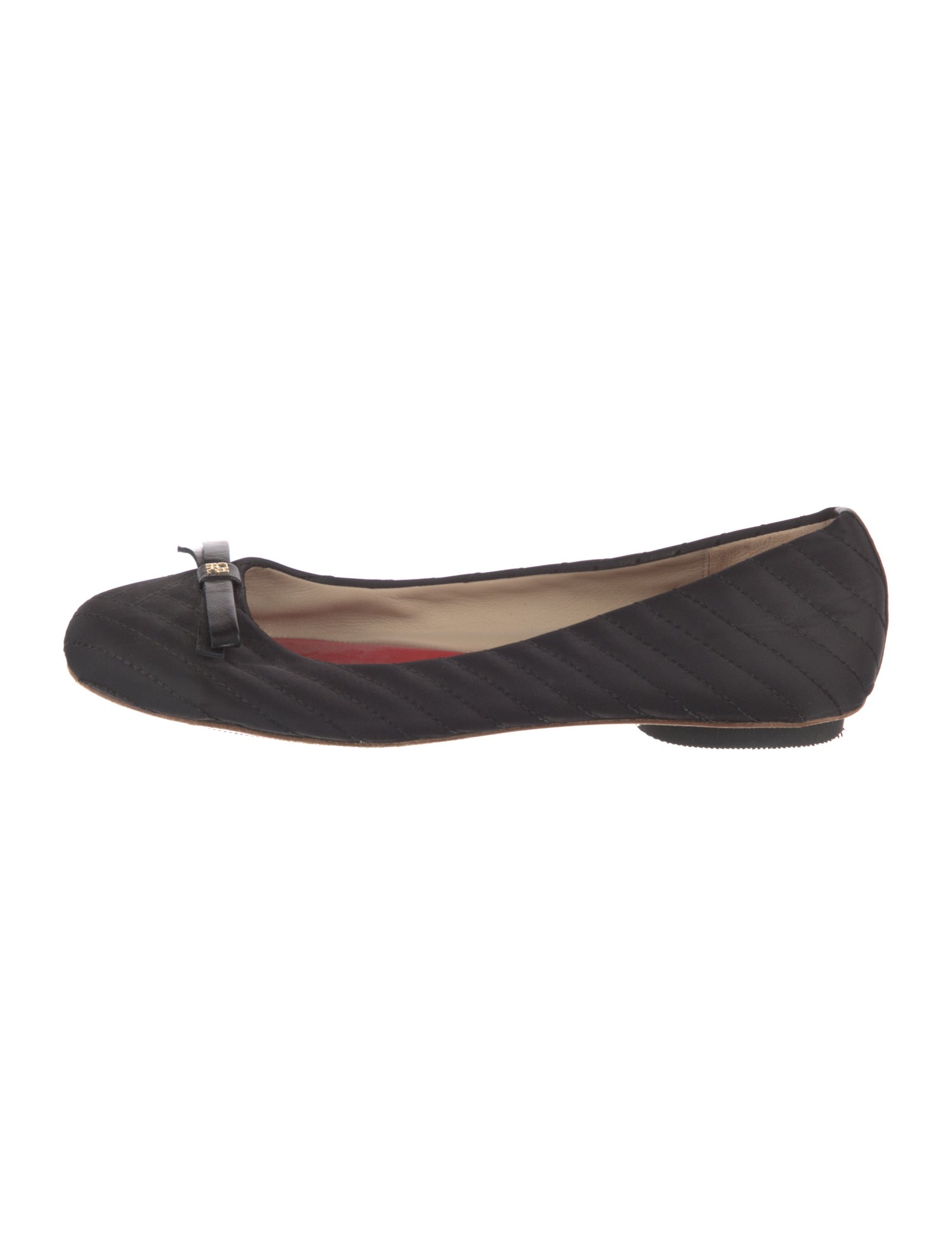 CH Carolina Herrera Bow Accents Ballet Flats