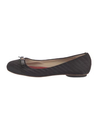 CH Carolina Herrera Bow Accents Ballet Flats
