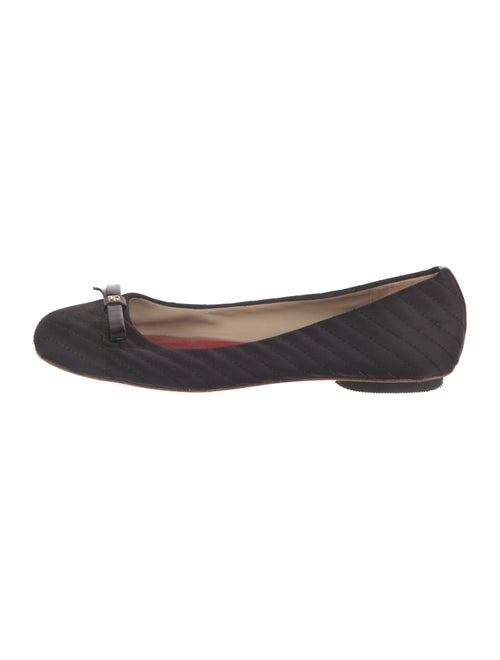 CH Carolina Herrera Bow Accents Ballet Flats