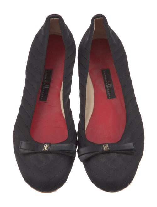 CH Carolina Herrera Bow Accents Ballet Flats