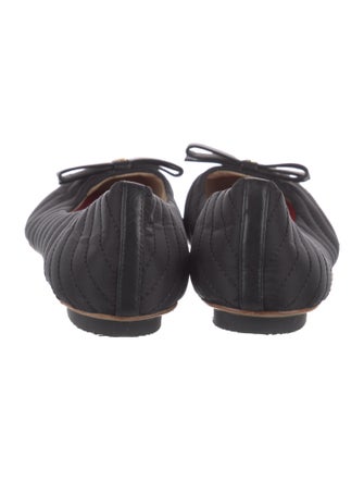 CH Carolina Herrera Bow Accents Ballet Flats