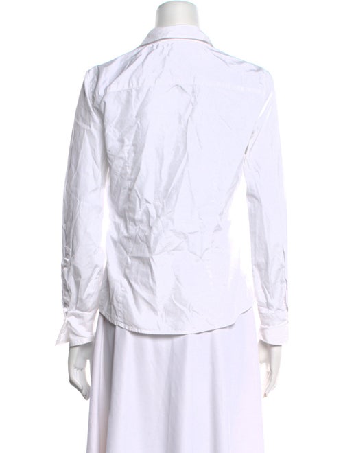 CH Carolina Herrera Long Sleeve Button-Up Top