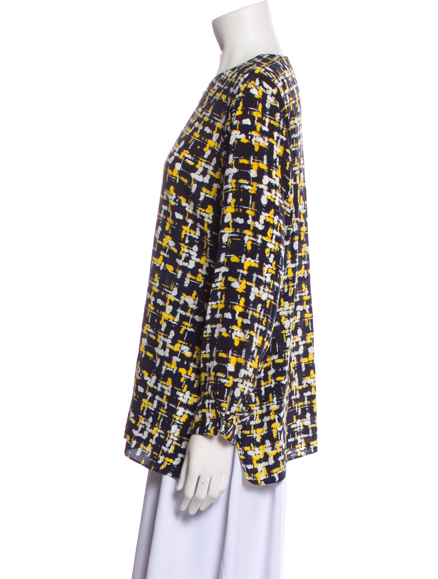 CH Carolina Herrera Silk Printed Tunic
