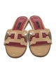 CH Carolina Herrera Leather Slides