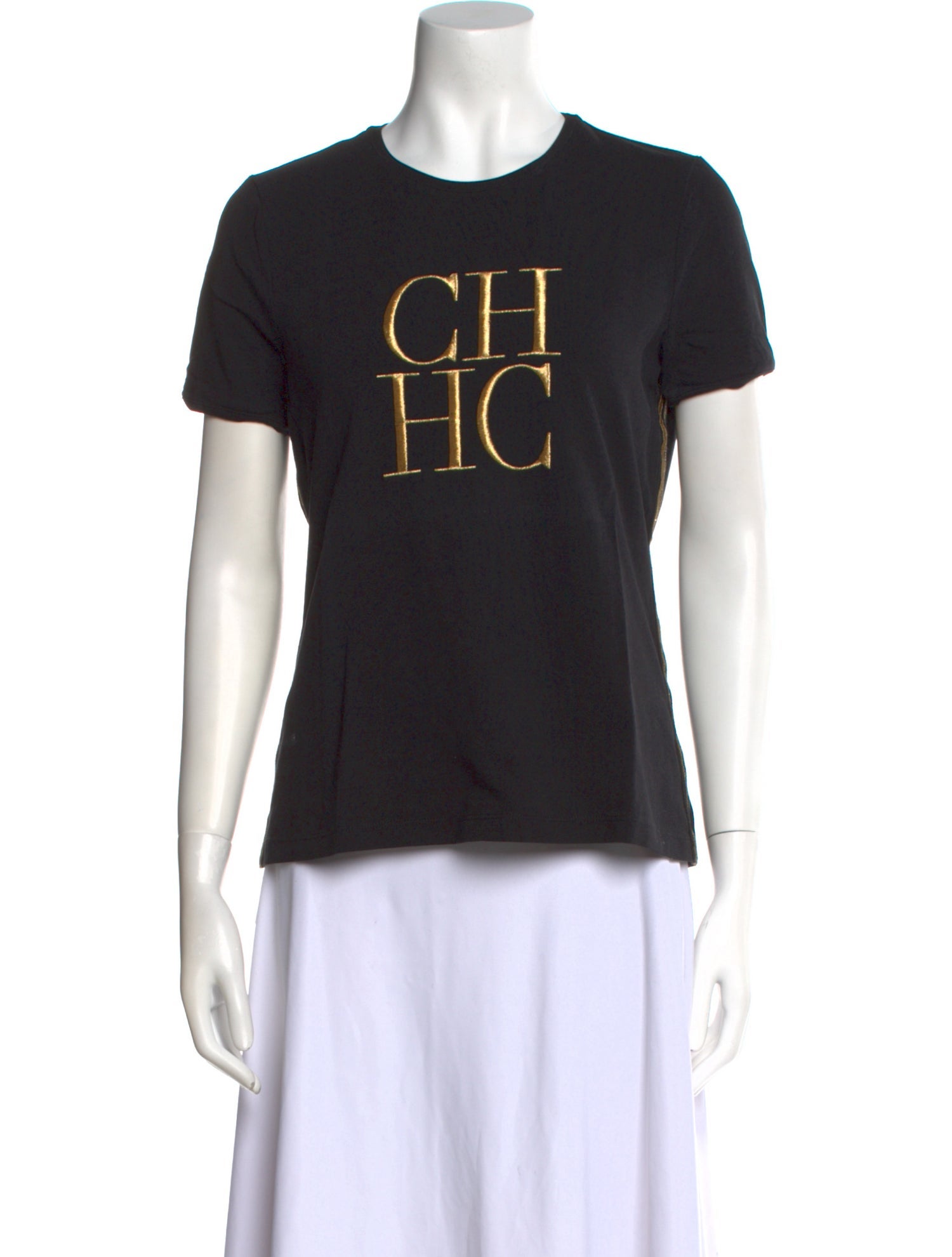 CH Carolina Herrera Graphic Print Crew Neck T-Shirt
