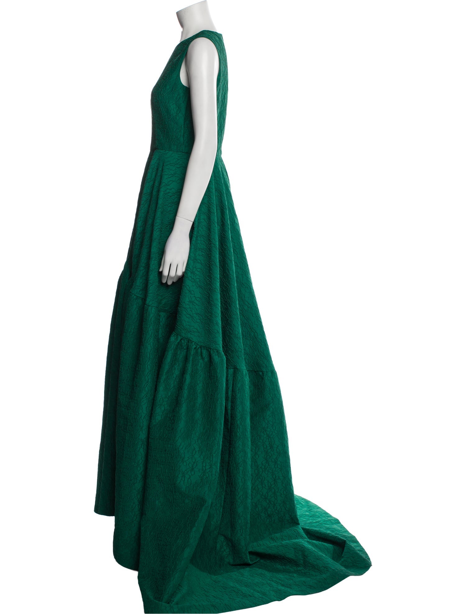 CH Carolina Herrera Crew Neck Long Dress