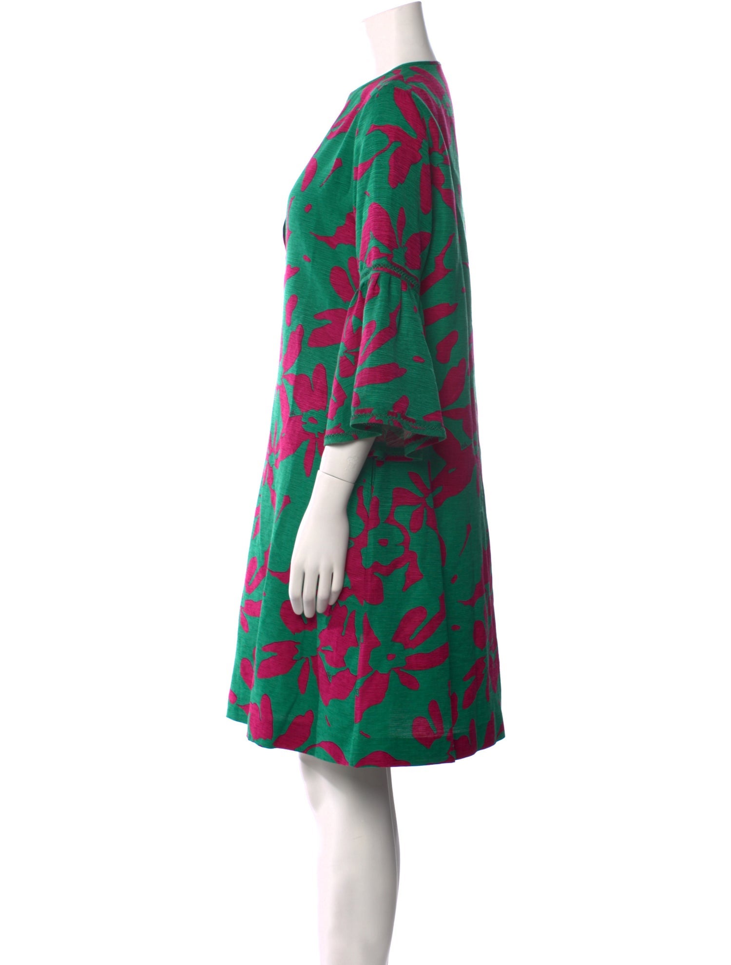 CH Carolina Herrera Silk Knee-Length Dress