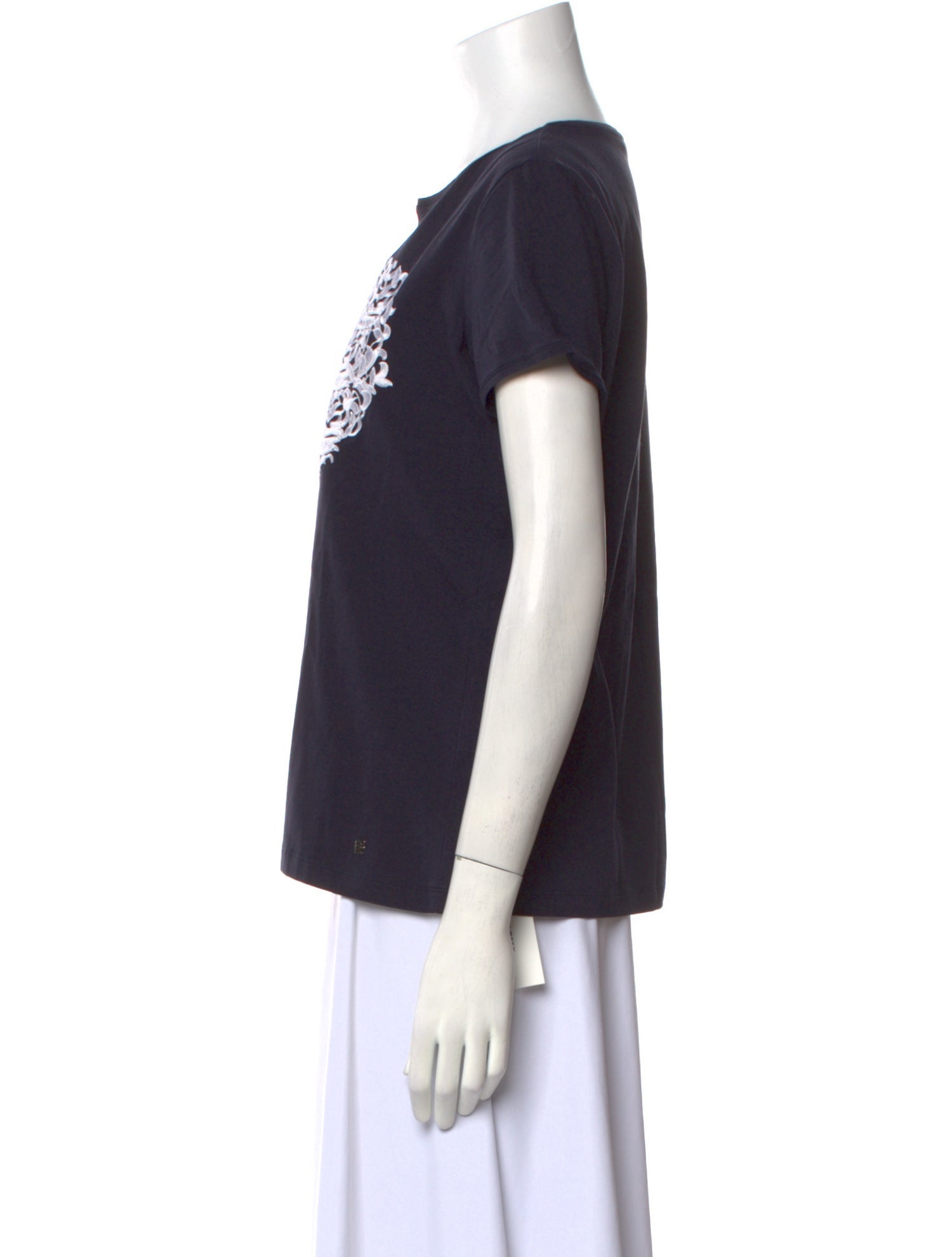 CH Carolina Herrera Graphic Print Crew Neck T-Shirt