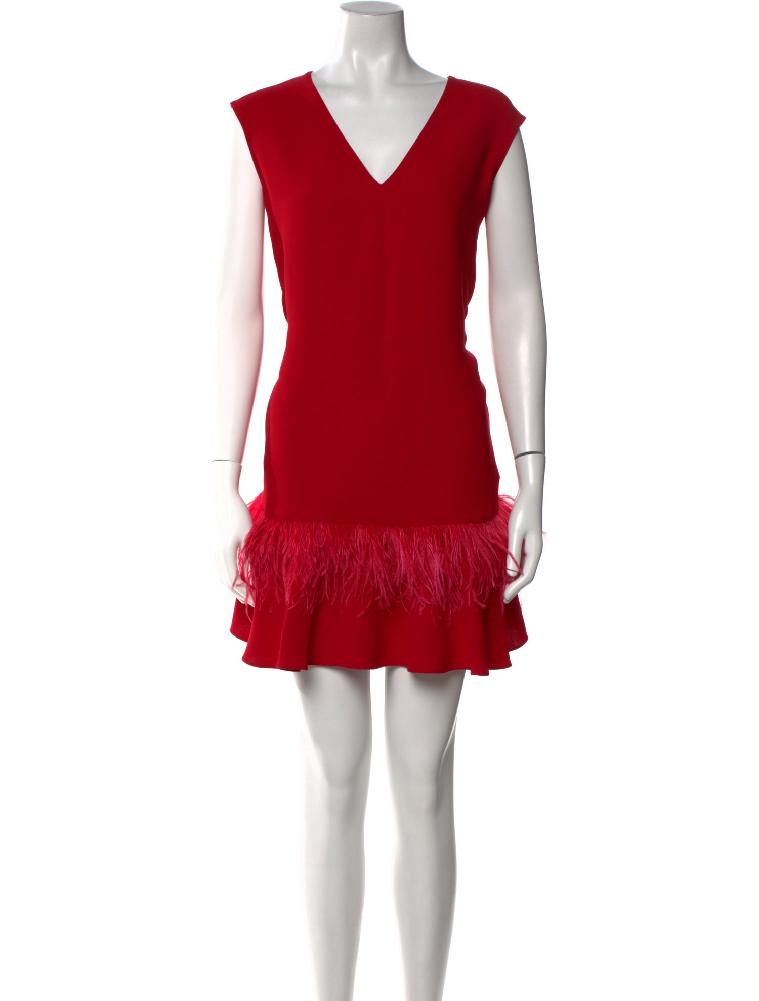 CH Carolina Herrera V-Neck Mini Dress