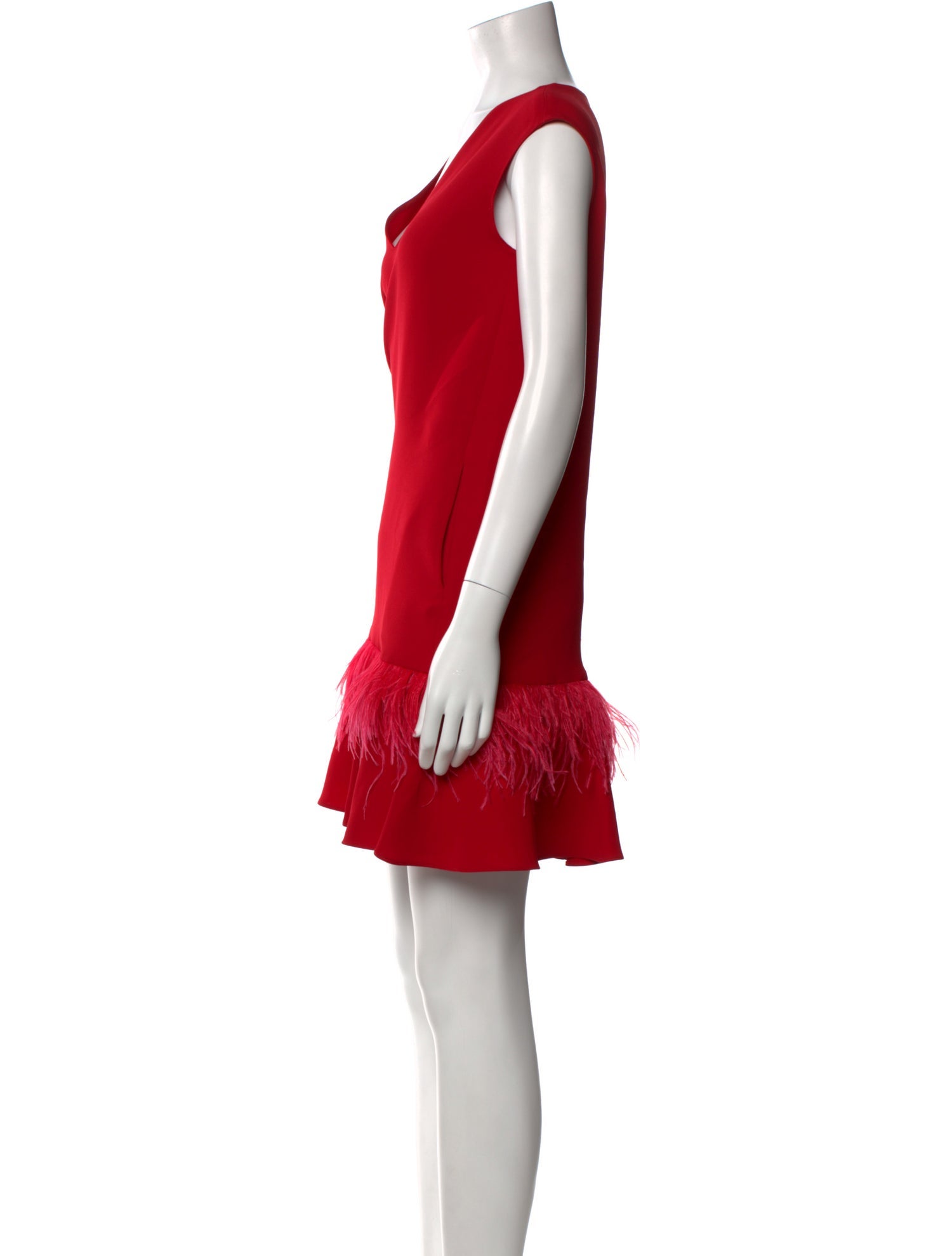 CH Carolina Herrera V-Neck Mini Dress