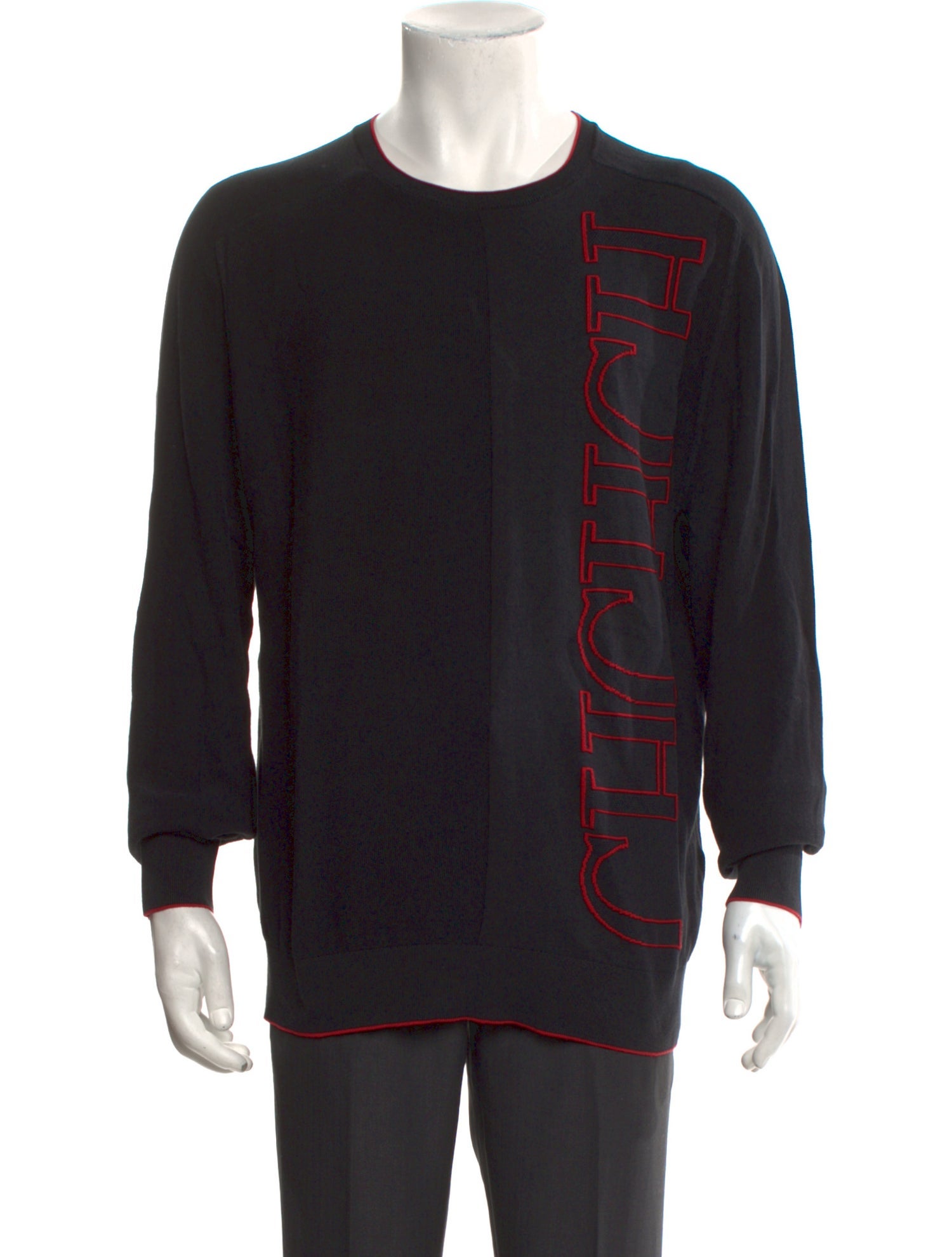 CH Carolina Herrera Crew Neck Long Sleeve Pullover