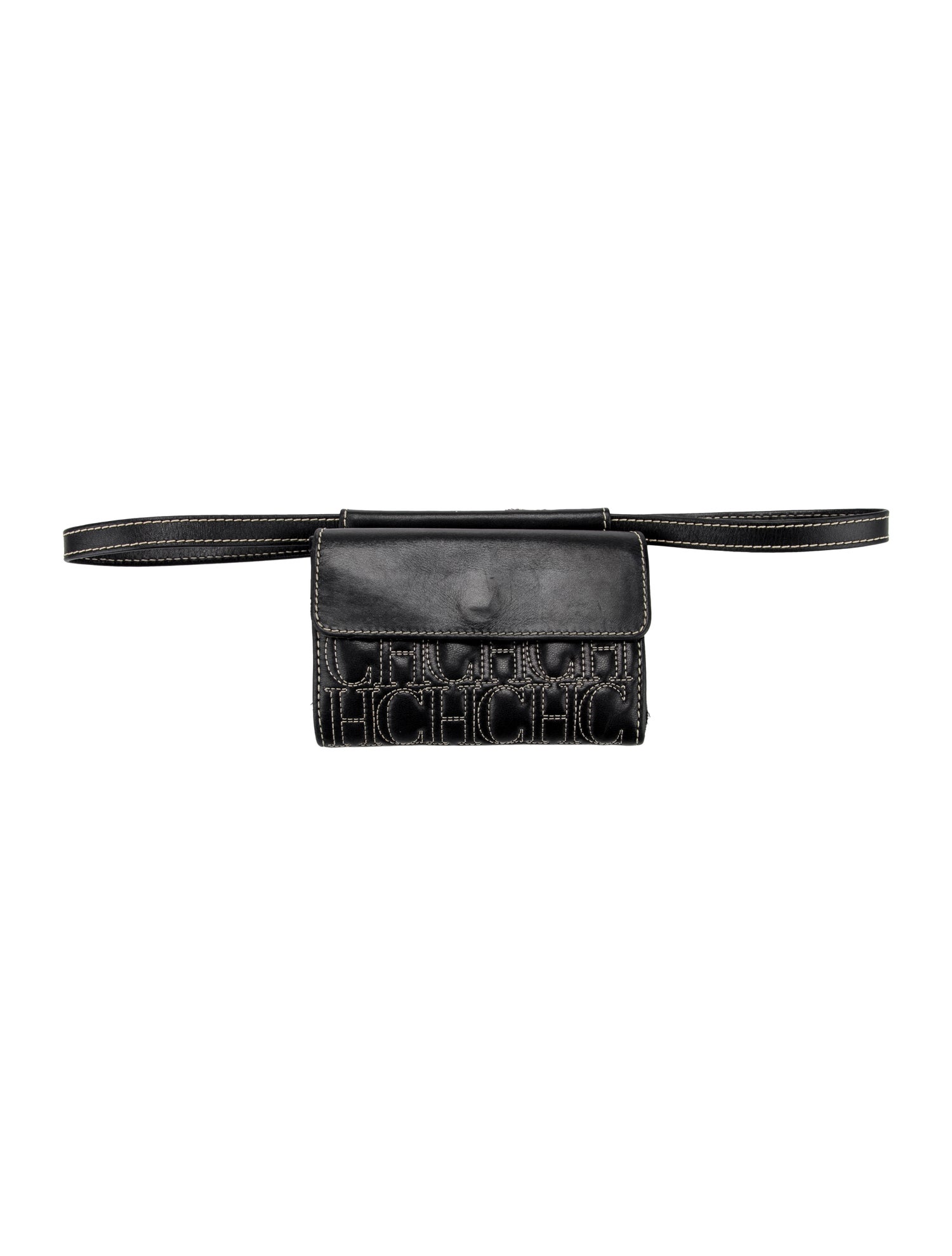 CH Carolina Herrera Leather Belt Bag
