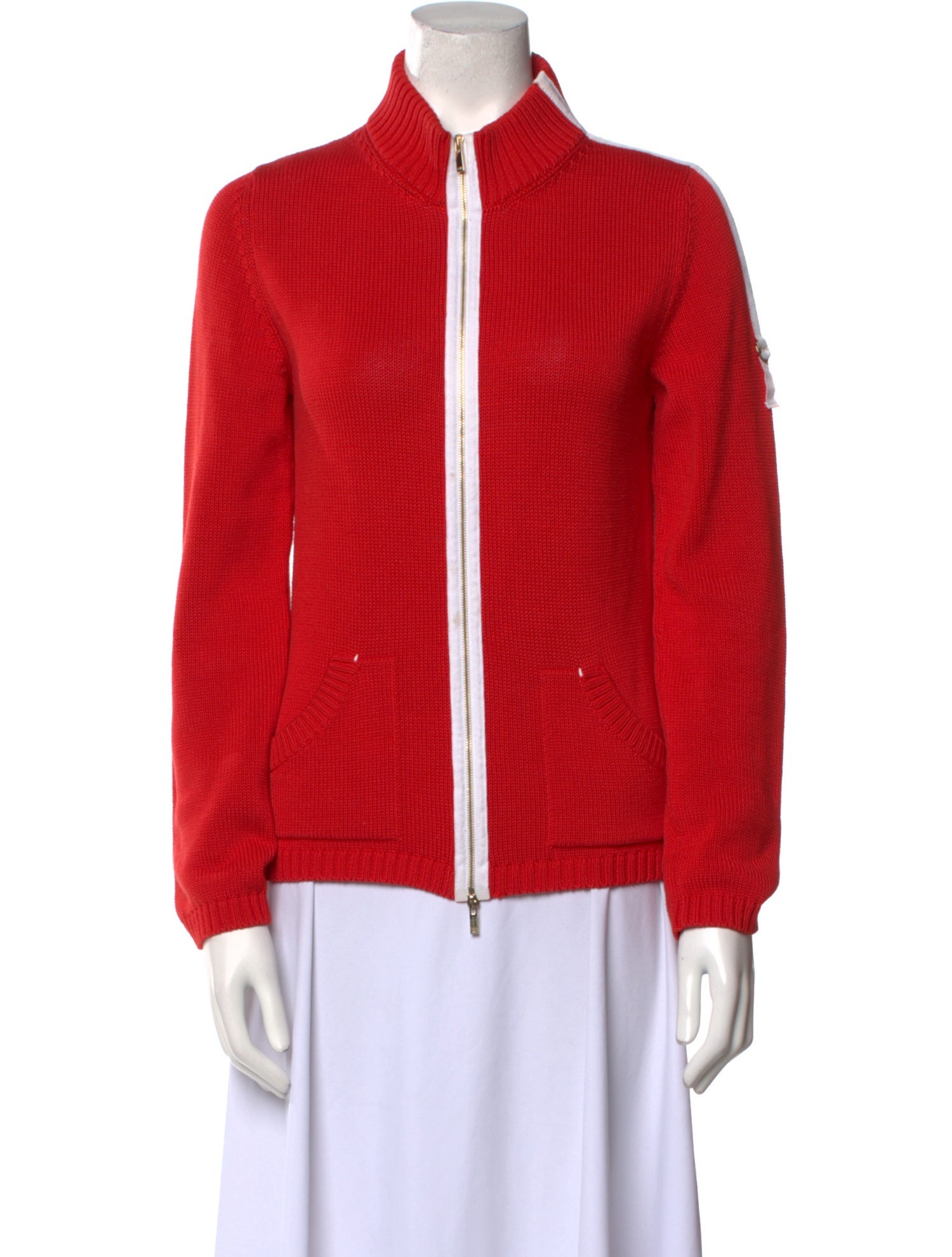 CH Carolina Herrera Mock Neck Sweater