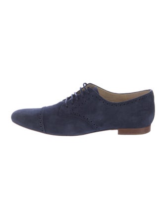 CH Carolina Herrera Suede Oxfords