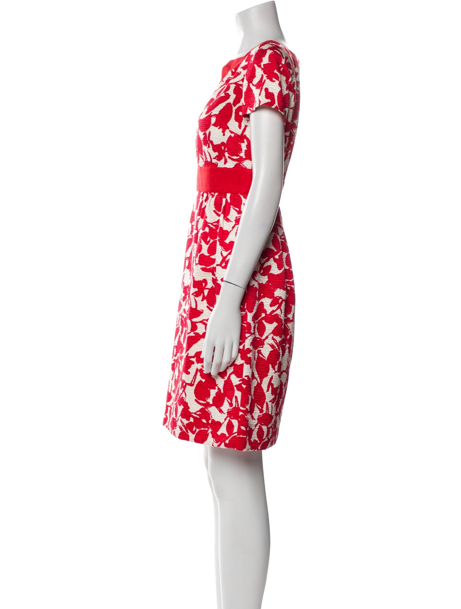 CH Carolina Herrera Floral Print Mini Dress