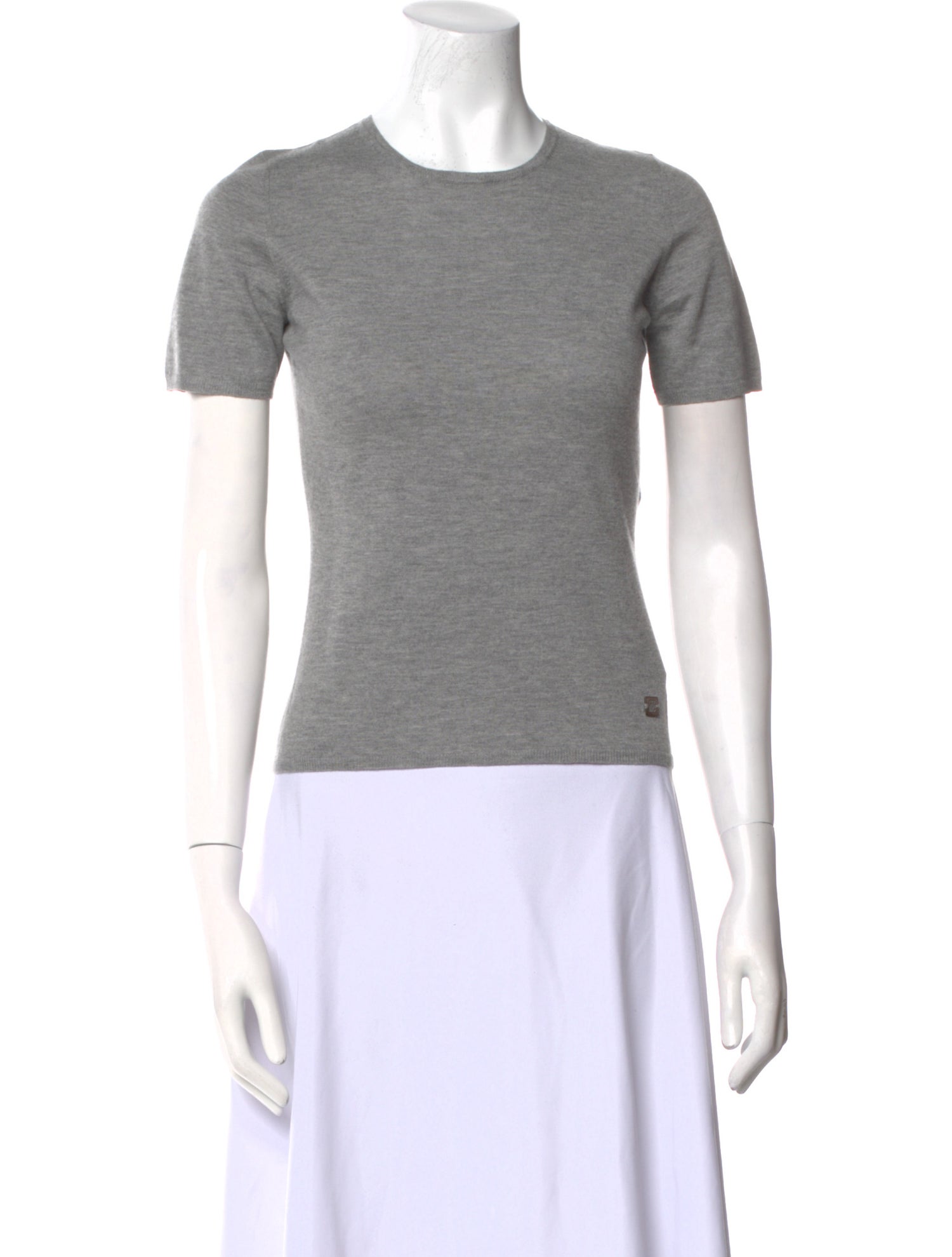 CH Carolina Herrera Wool Crew Neck T-Shirt