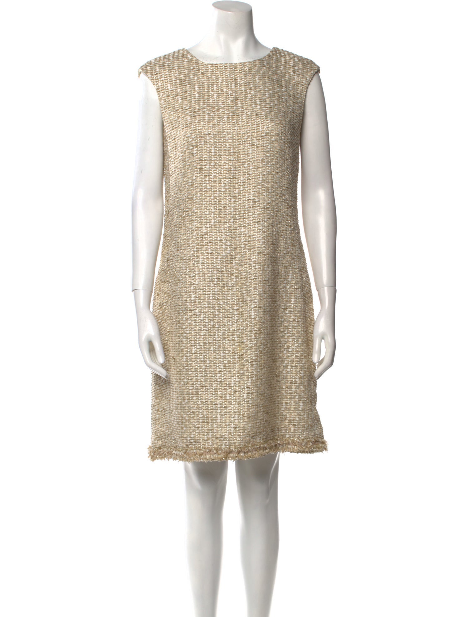 CH Carolina Herrera Bateau Neckline Mini Dress