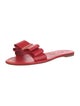 CH Carolina Herrera Leather Slides