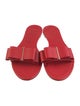 CH Carolina Herrera Leather Slides