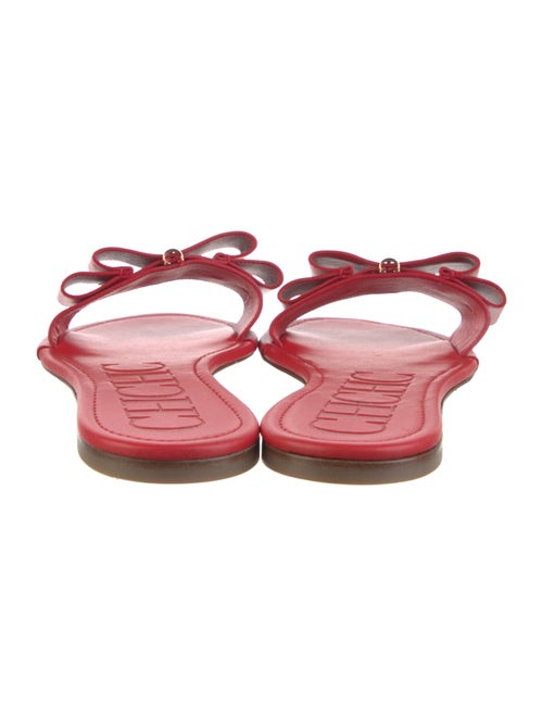 CH Carolina Herrera Leather Slides