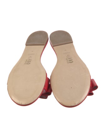 CH Carolina Herrera Leather Slides