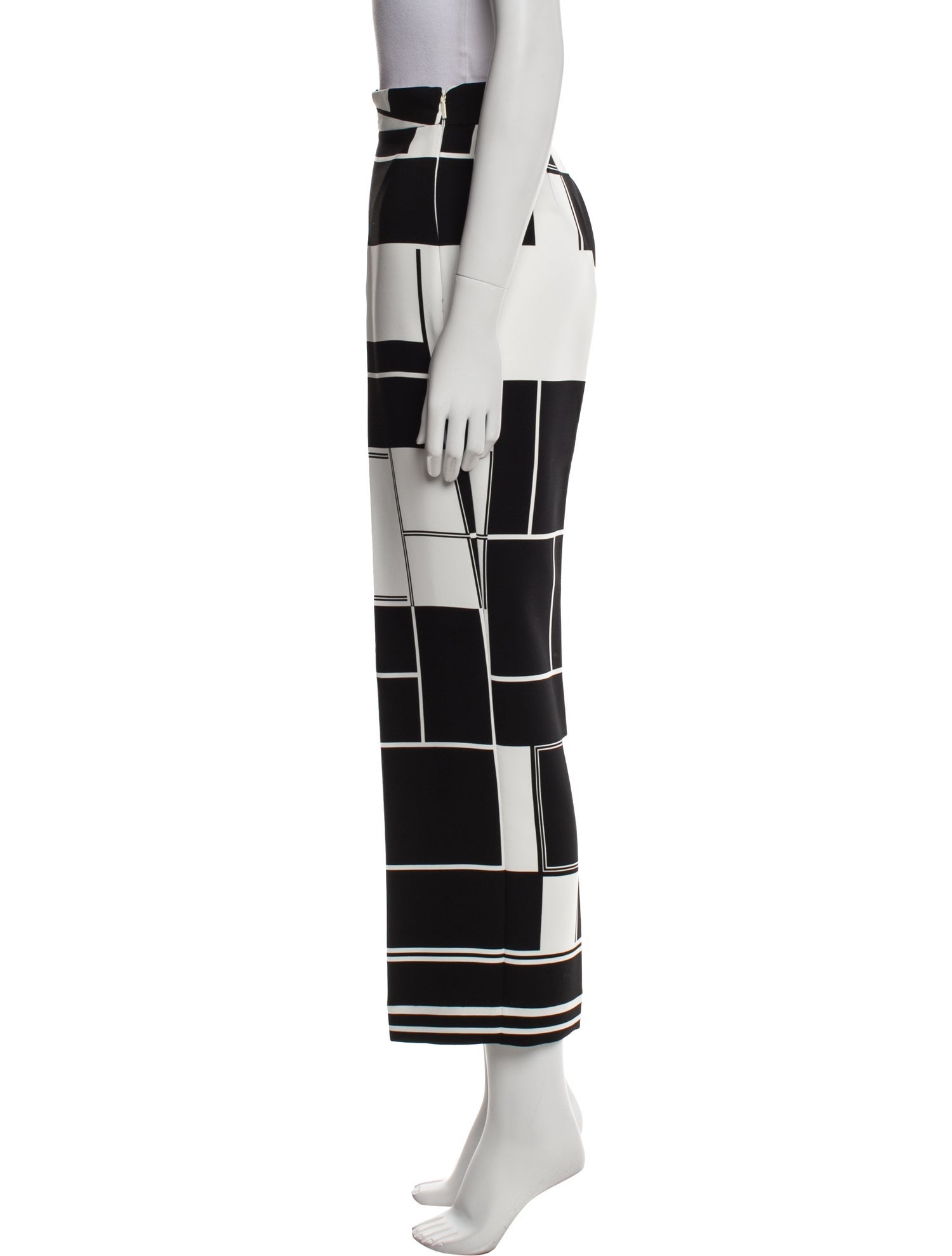 CH Carolina Herrera Printed Wide Leg Pants