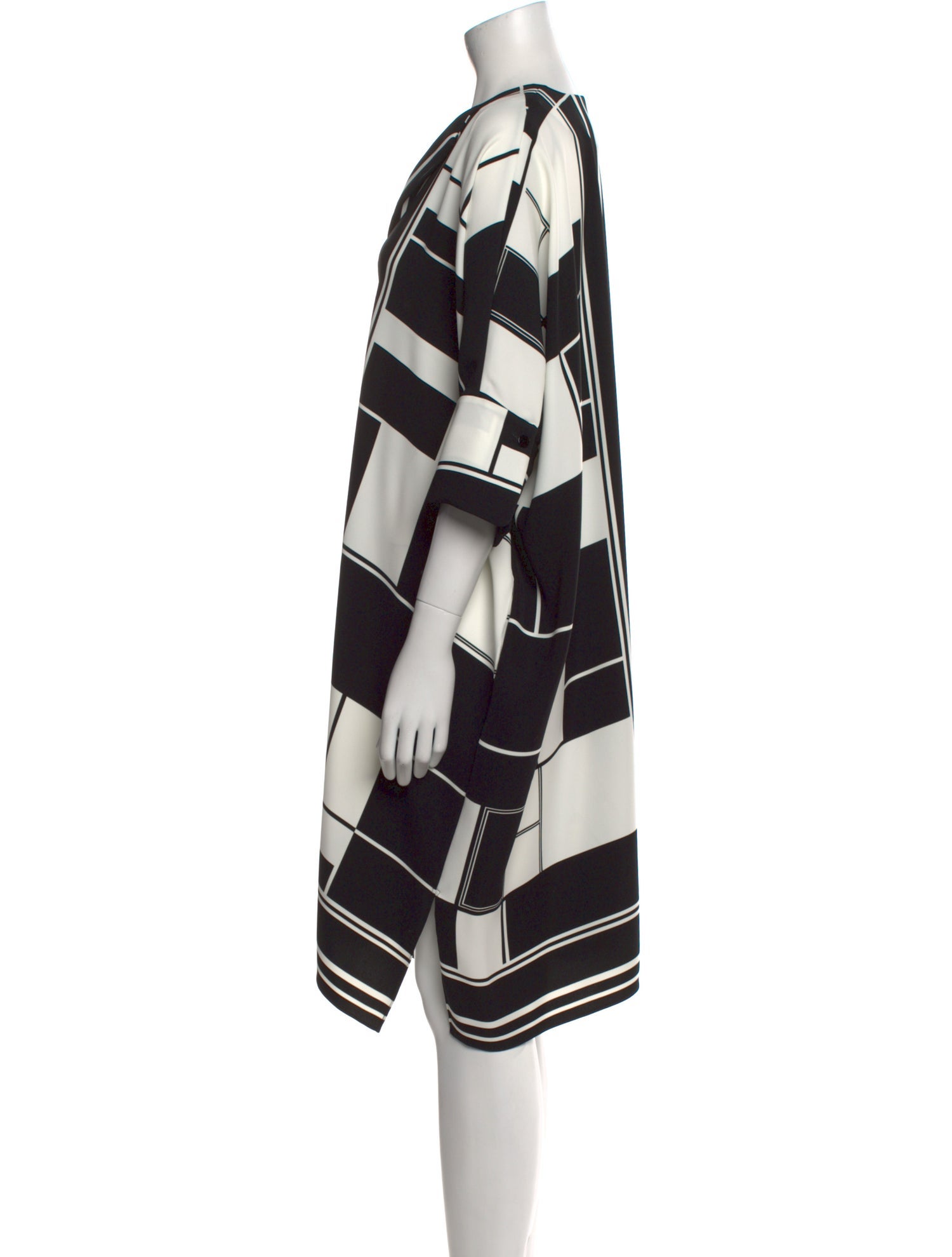 CH Carolina Herrera Printed Knee-Length Dress