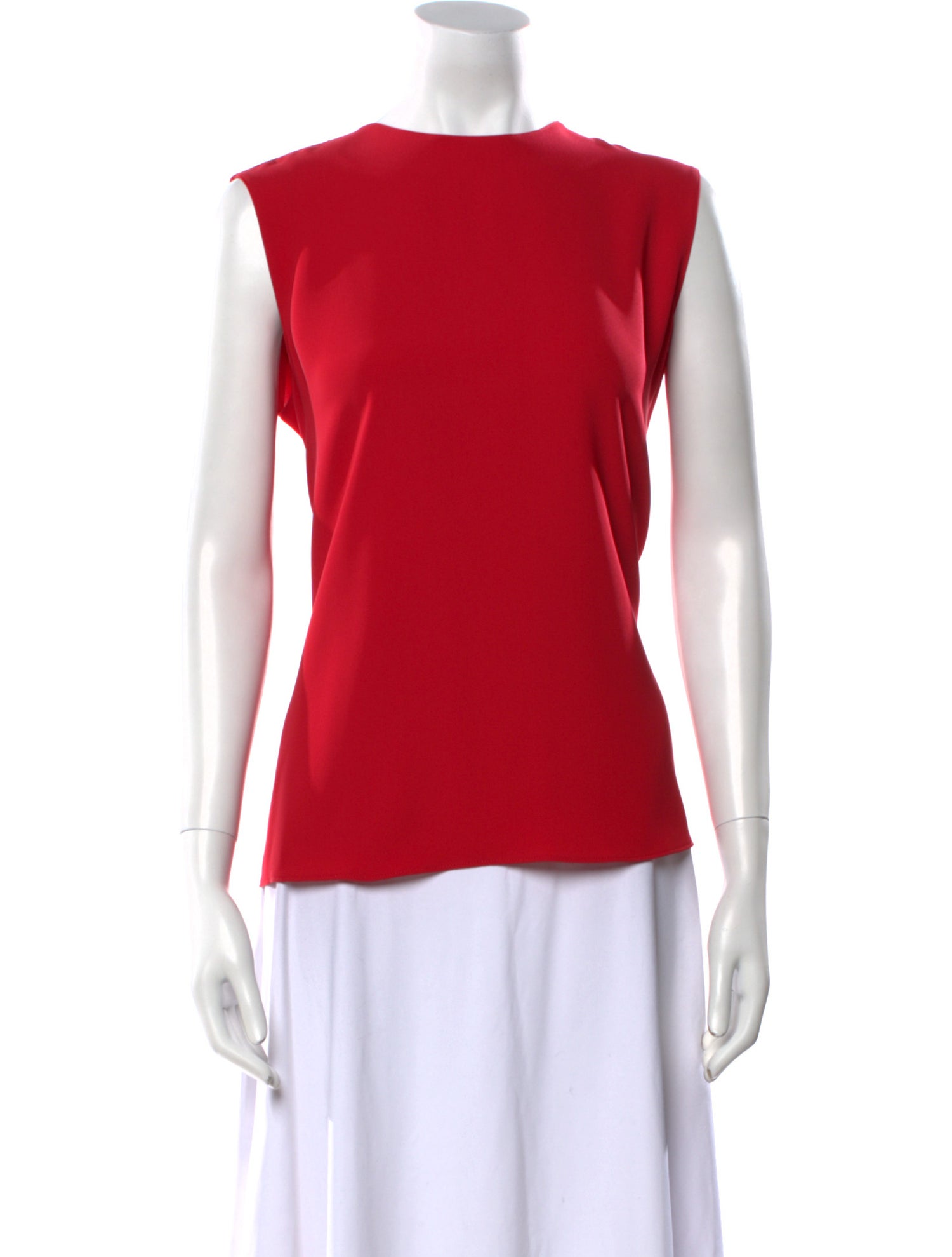 CH Carolina Herrera Crew Neck Sleeveless Top