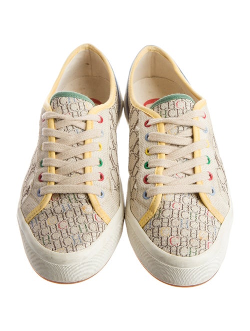CH Carolina Herrera Canvas Printed Sneakers