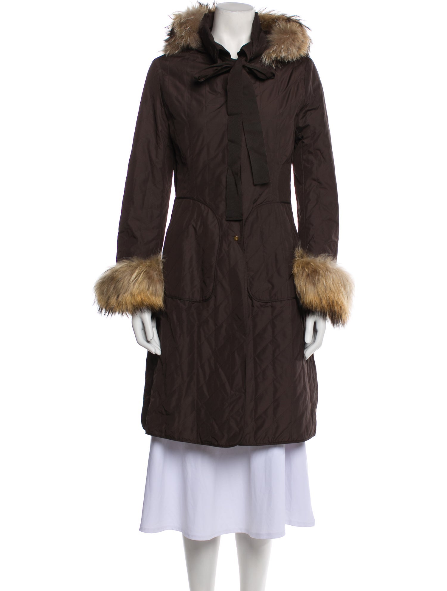 CH Carolina Herrera Fur Coat