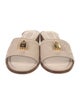CH Carolina Herrera Leather Slides