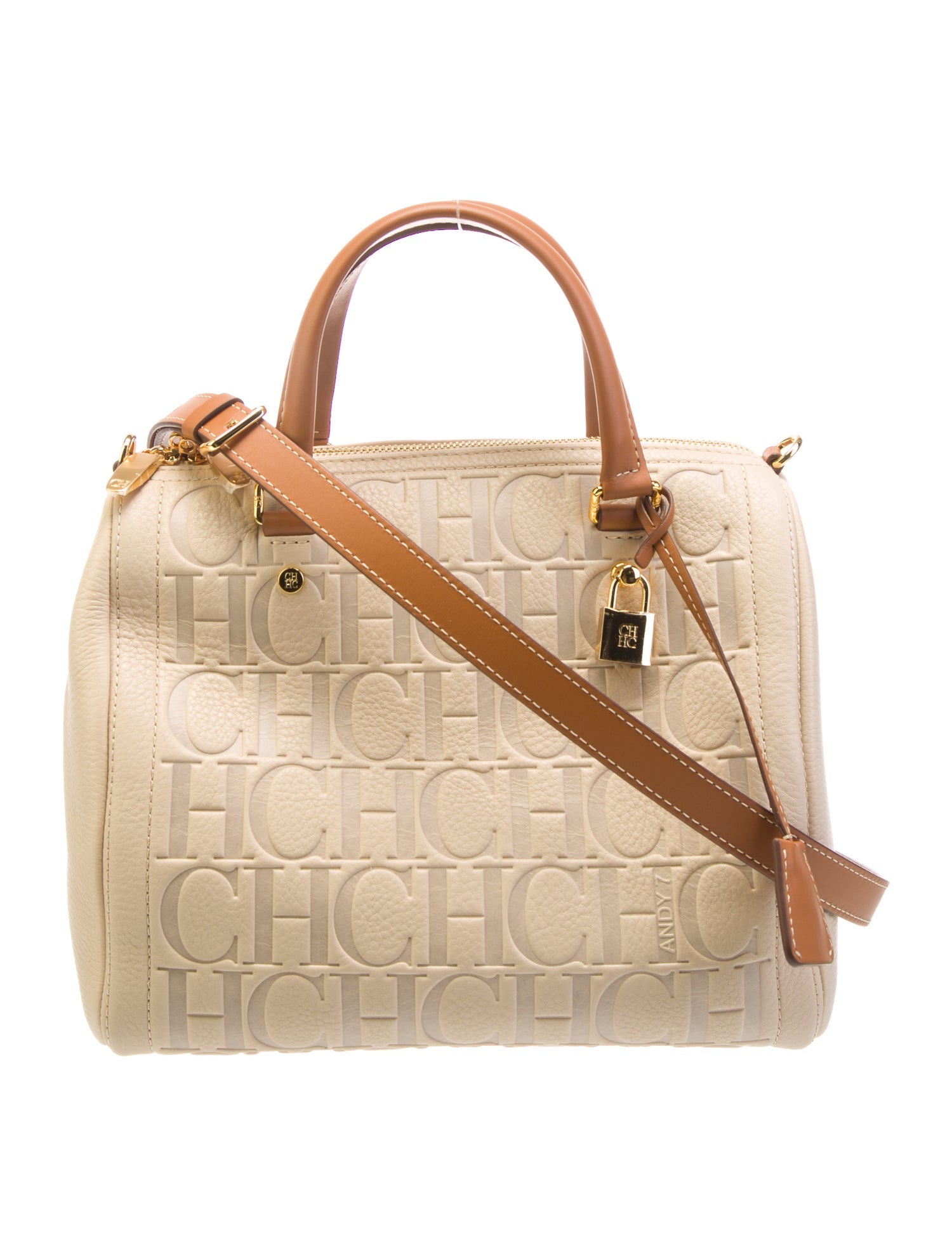 CH Carolina Herrera Leather Shoulder Bag w/ Tags