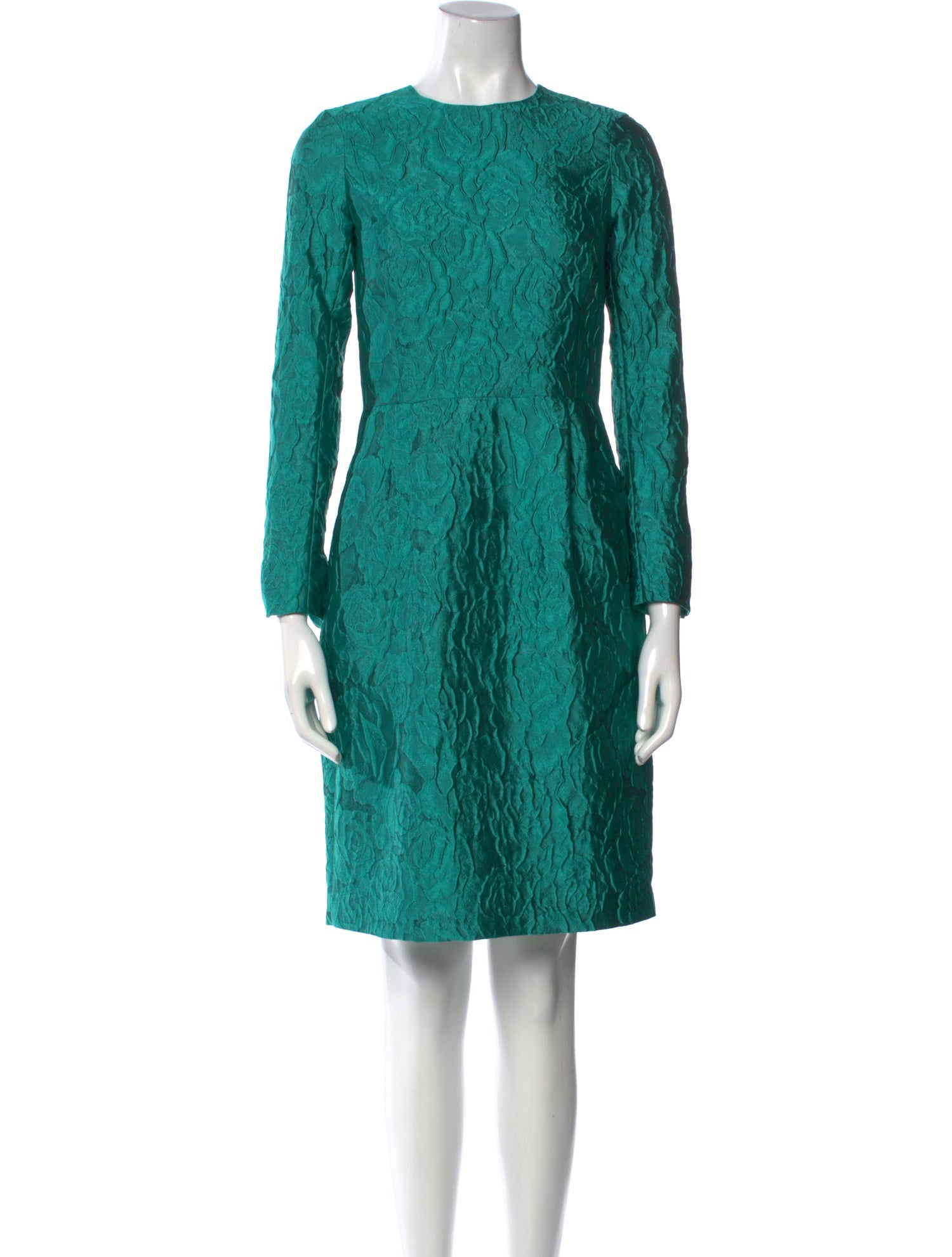 CH Carolina Herrera Animal Print Knee-Length Dress