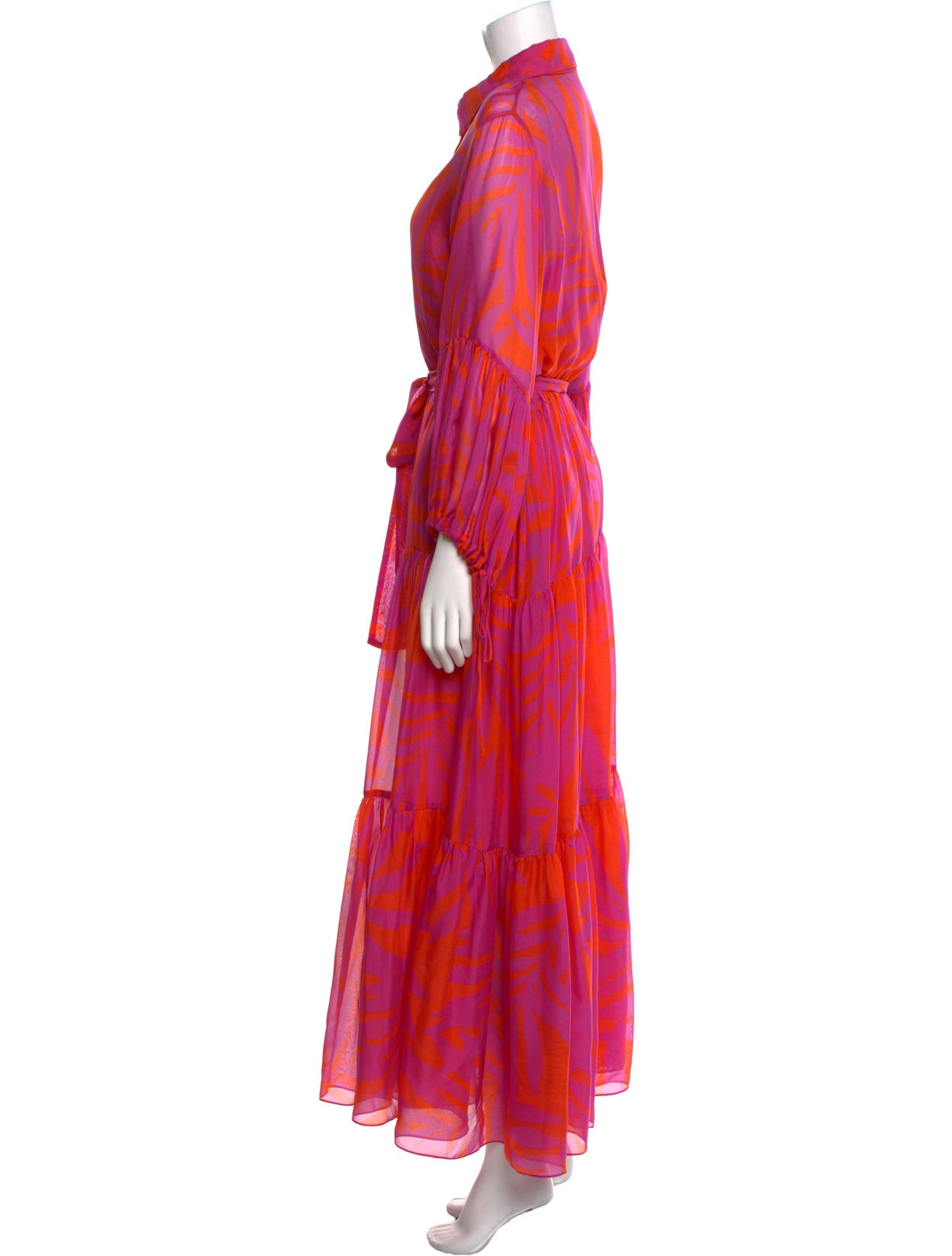 CH Carolina Herrera Silk Long Dress