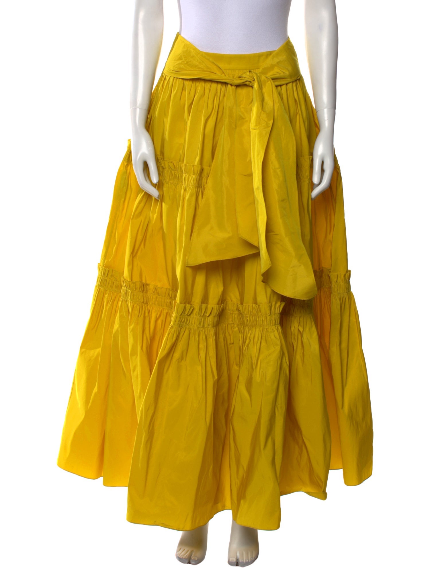 CH Carolina Herrera Ruffle Embellishment Long Skirt