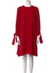 CH Carolina Herrera Crew Neck Knee-Length Dress