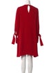 CH Carolina Herrera Crew Neck Knee-Length Dress