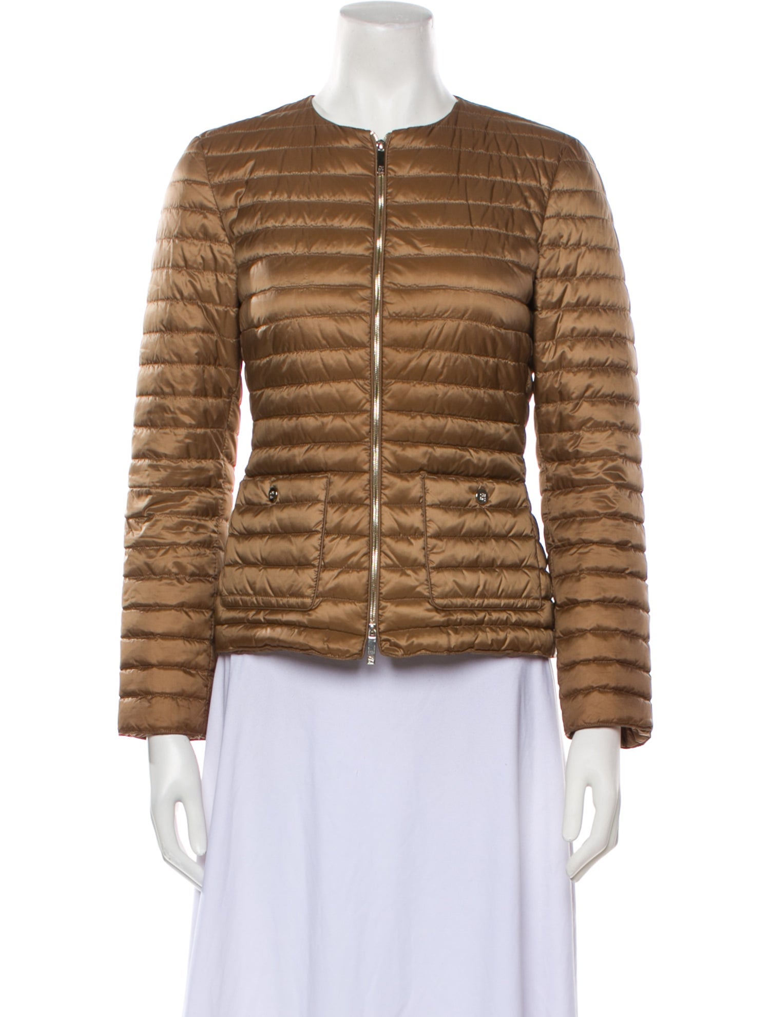 CH Carolina Herrera Striped Down Jacket