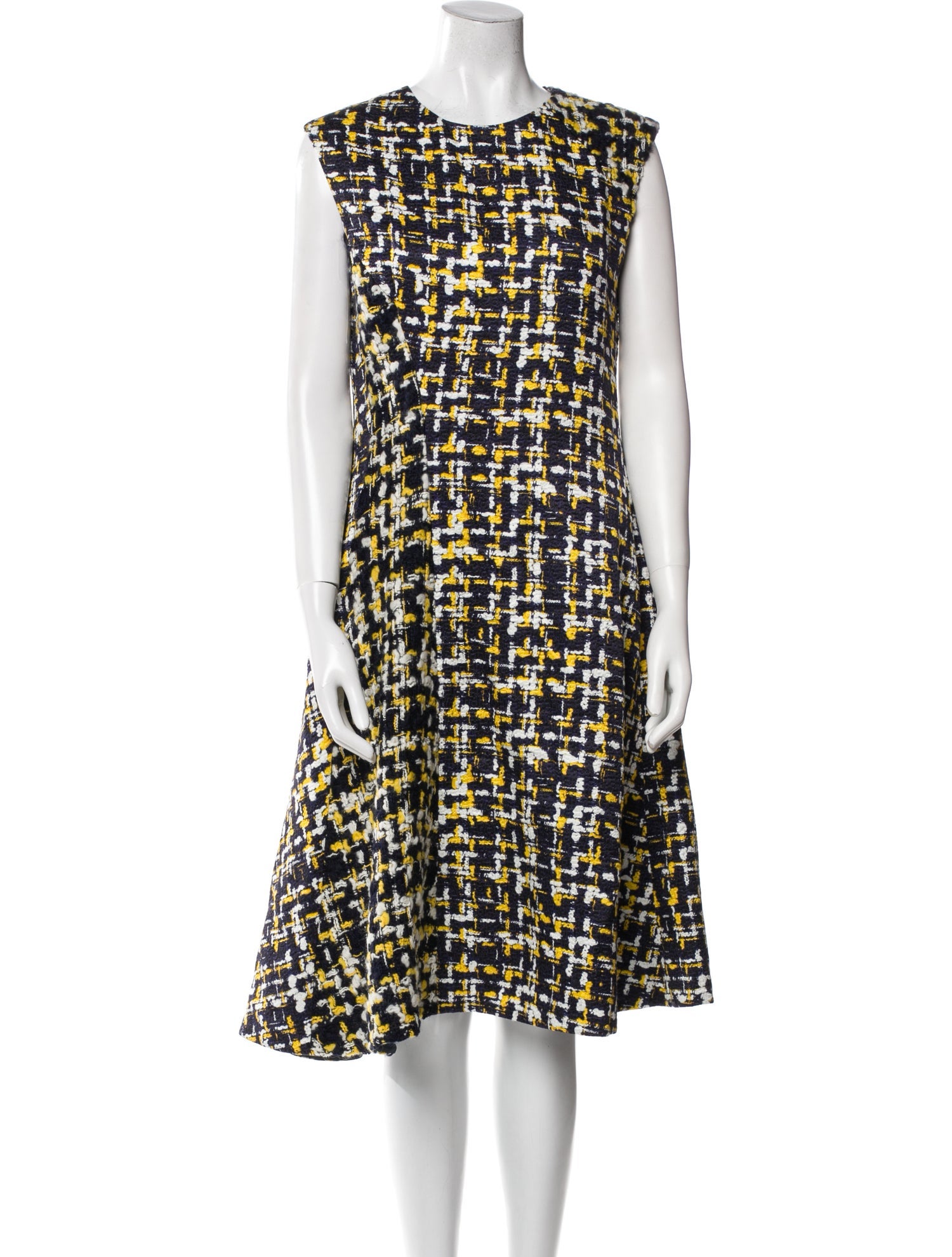 CH Carolina Herrera Printed Midi Length Dress