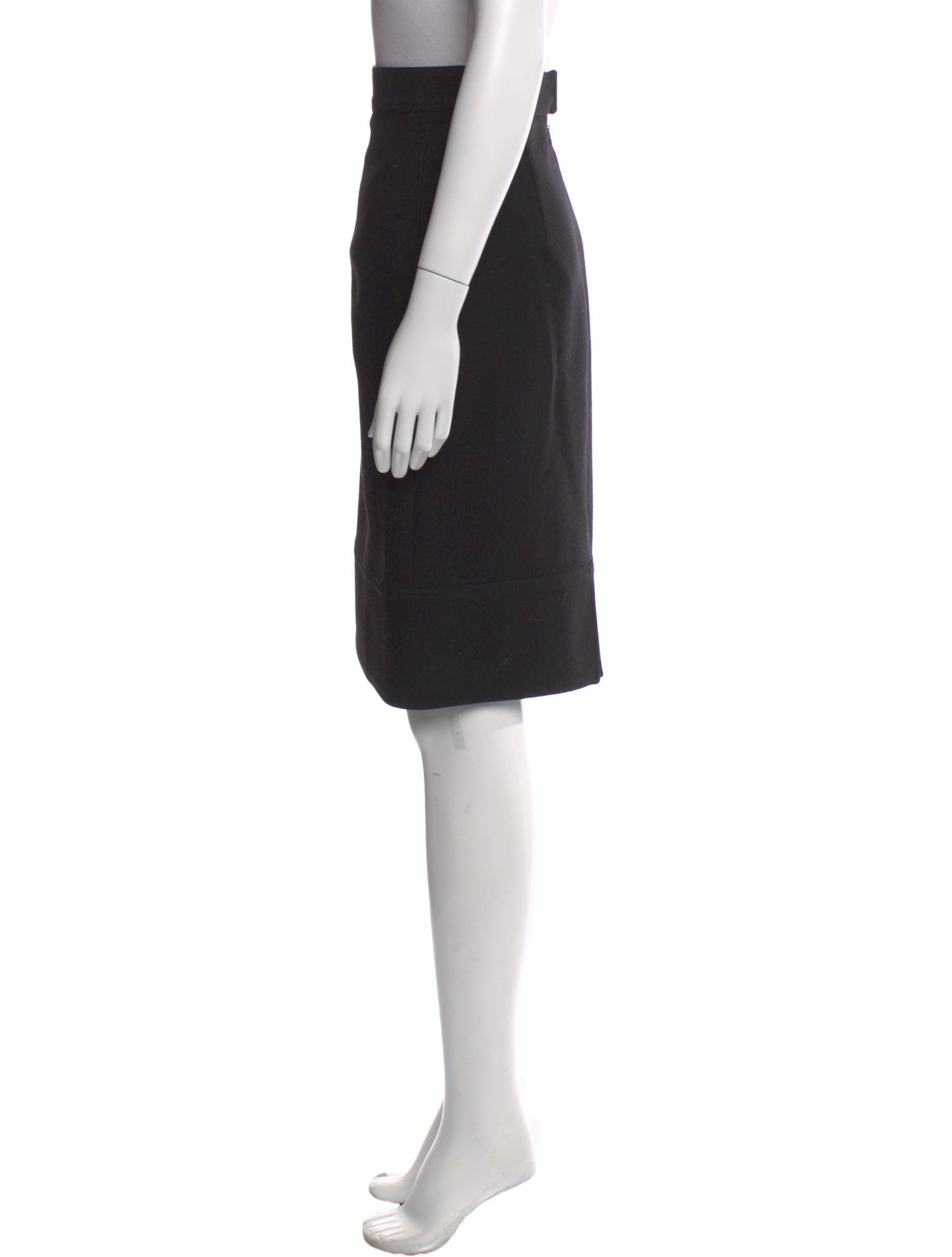 CH Carolina Herrera Virgin Wool Knee-Length Skirt