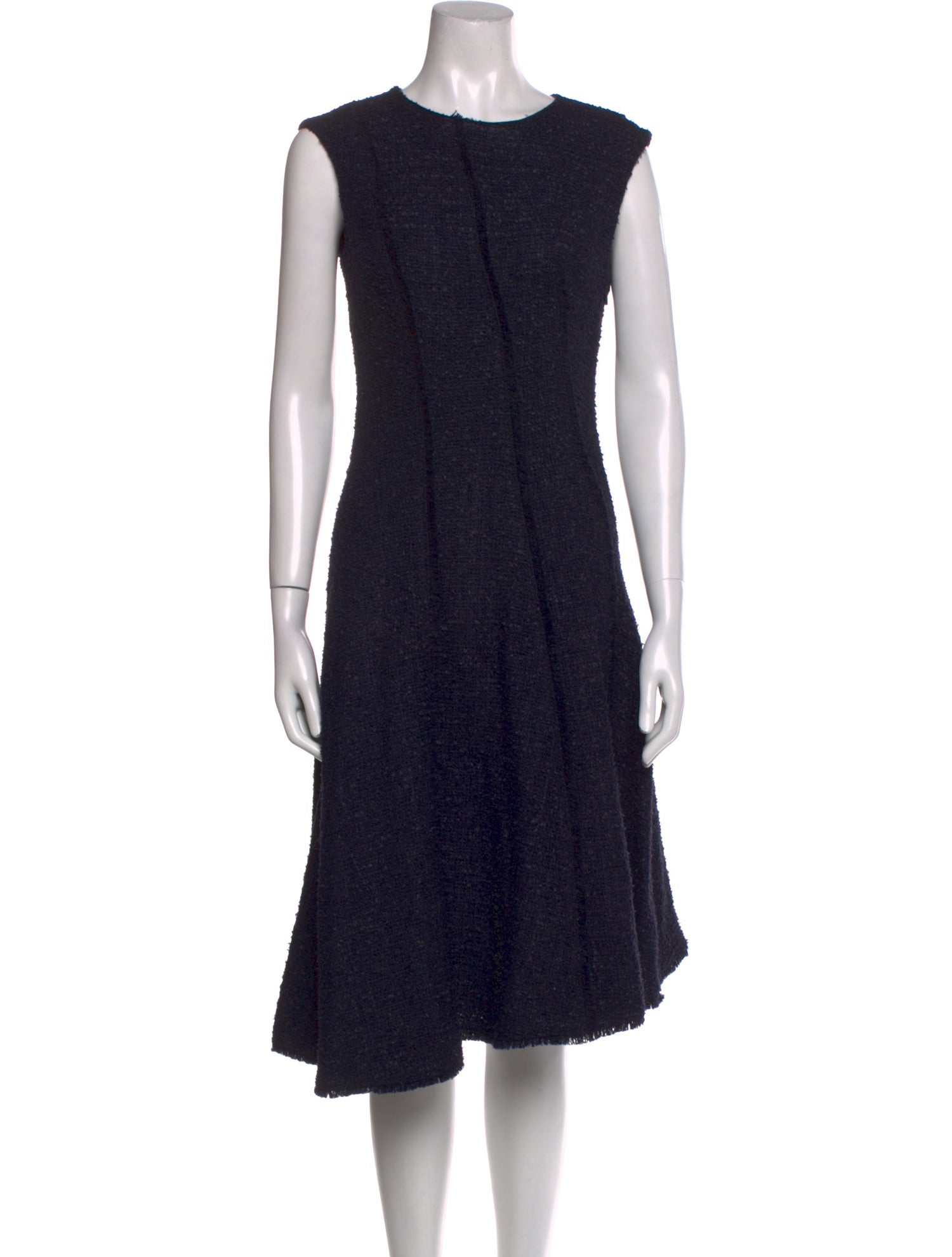 CH Carolina Herrera Crew Neck Midi Length Dress