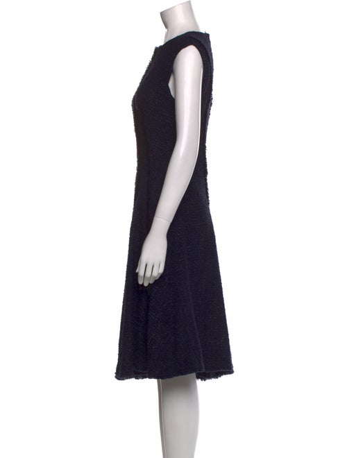 CH Carolina Herrera Crew Neck Midi Length Dress