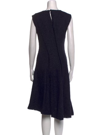 CH Carolina Herrera Crew Neck Midi Length Dress
