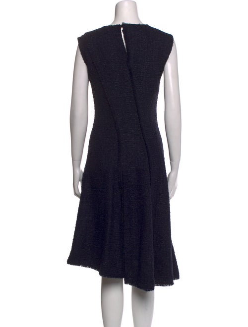 CH Carolina Herrera Crew Neck Midi Length Dress