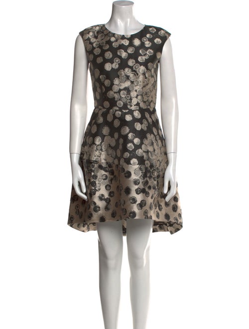 CH Carolina Herrera Printed Knee-Length Dress