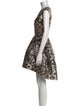 CH Carolina Herrera Printed Knee-Length Dress
