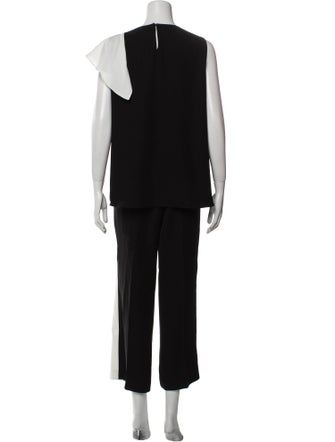 CH Carolina Herrera Ruffle Embellishment Pant Set