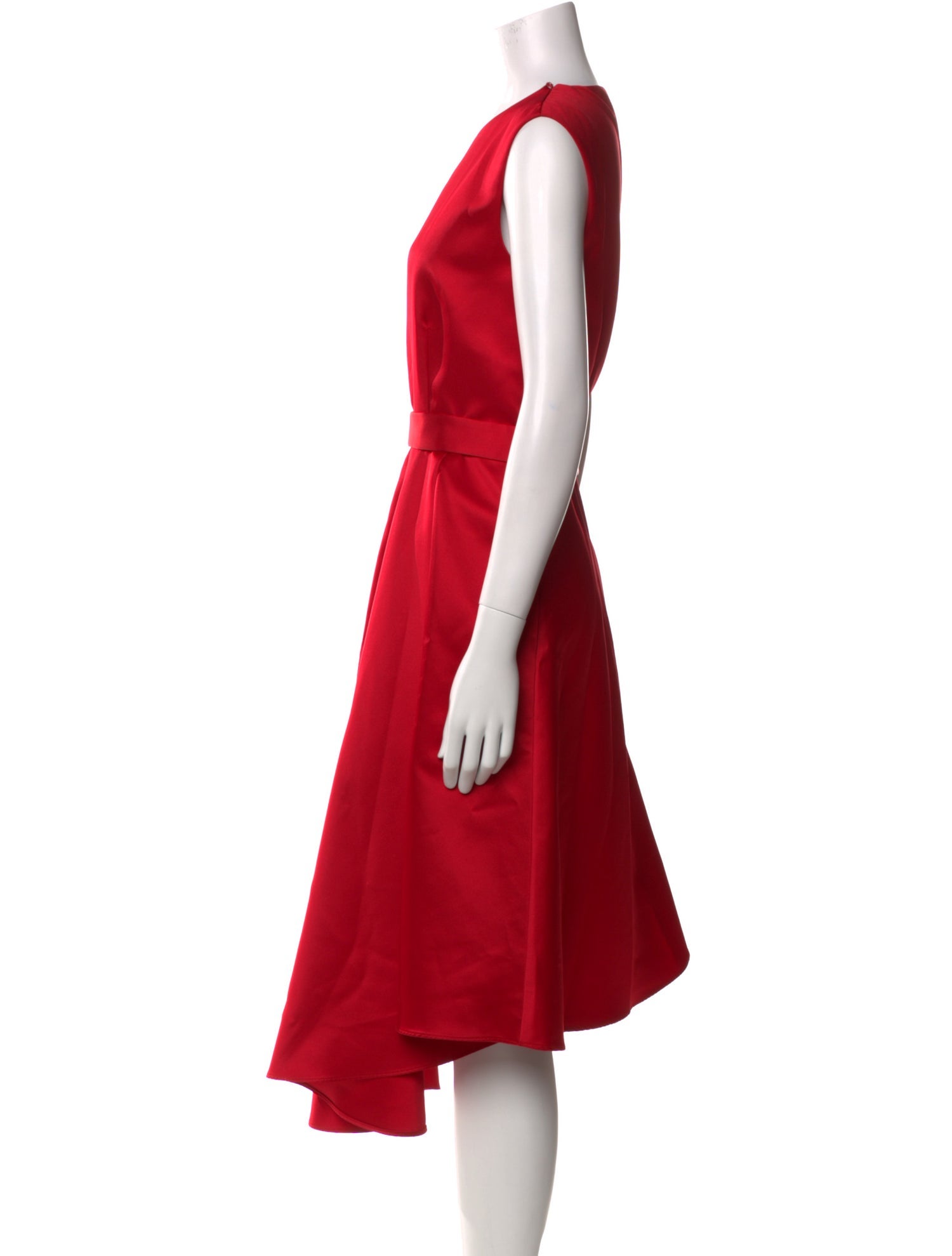 CH Carolina Herrera Crew Neck Midi Length Dress
