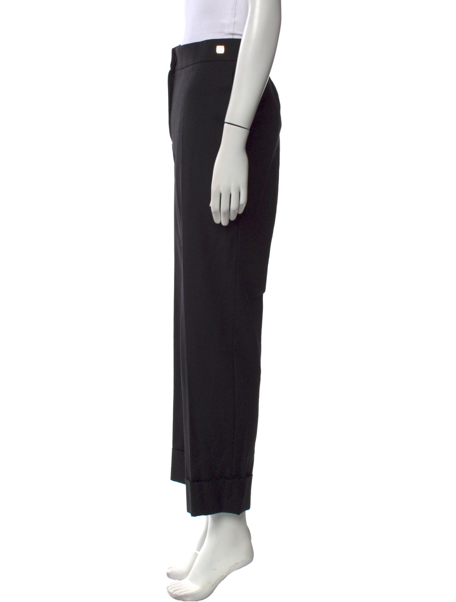 CH Carolina Herrera Wool Straight Leg Pants